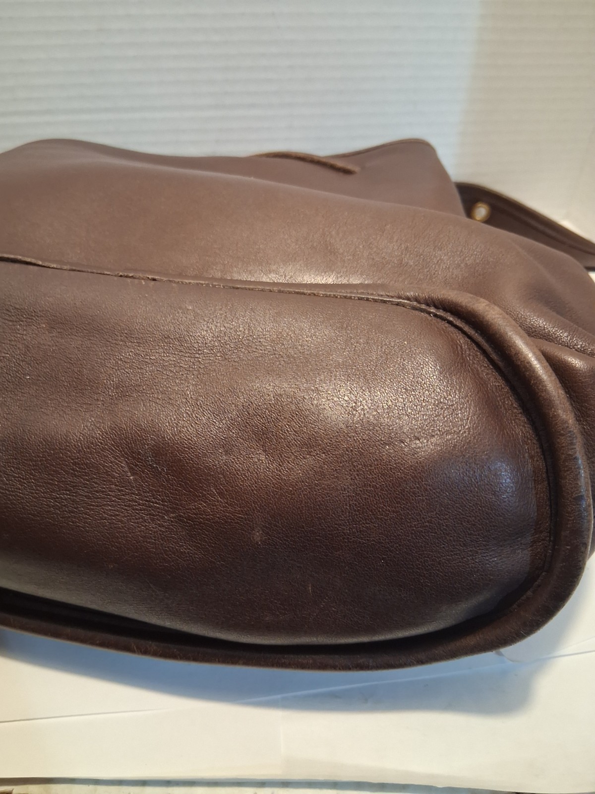 Vintage Coach 9952 Lula’s Legacy Bucket Bag Brown Leather Drawstring USA Purse