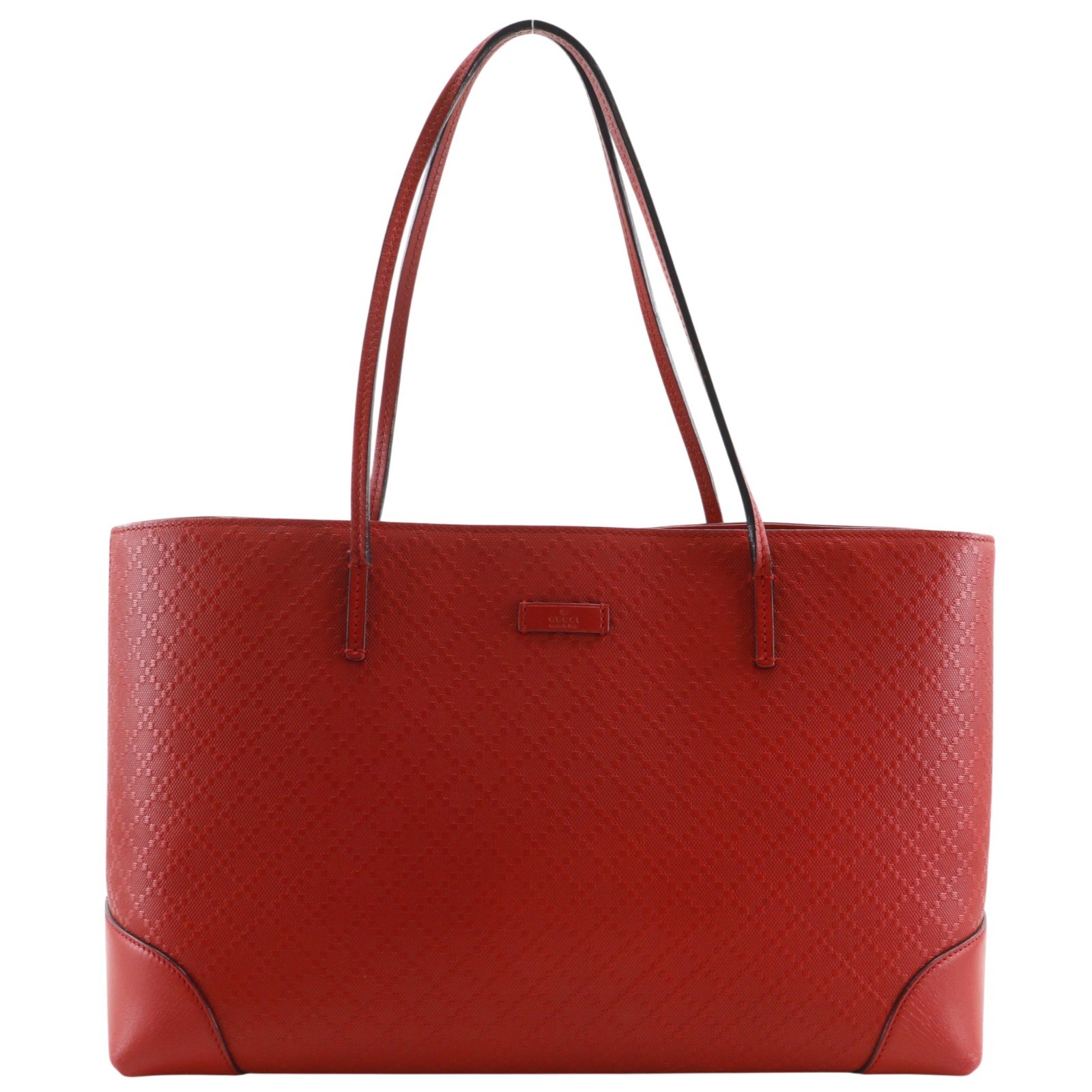 GUCCI Diamante Tote Bag 353397 Red leather Women