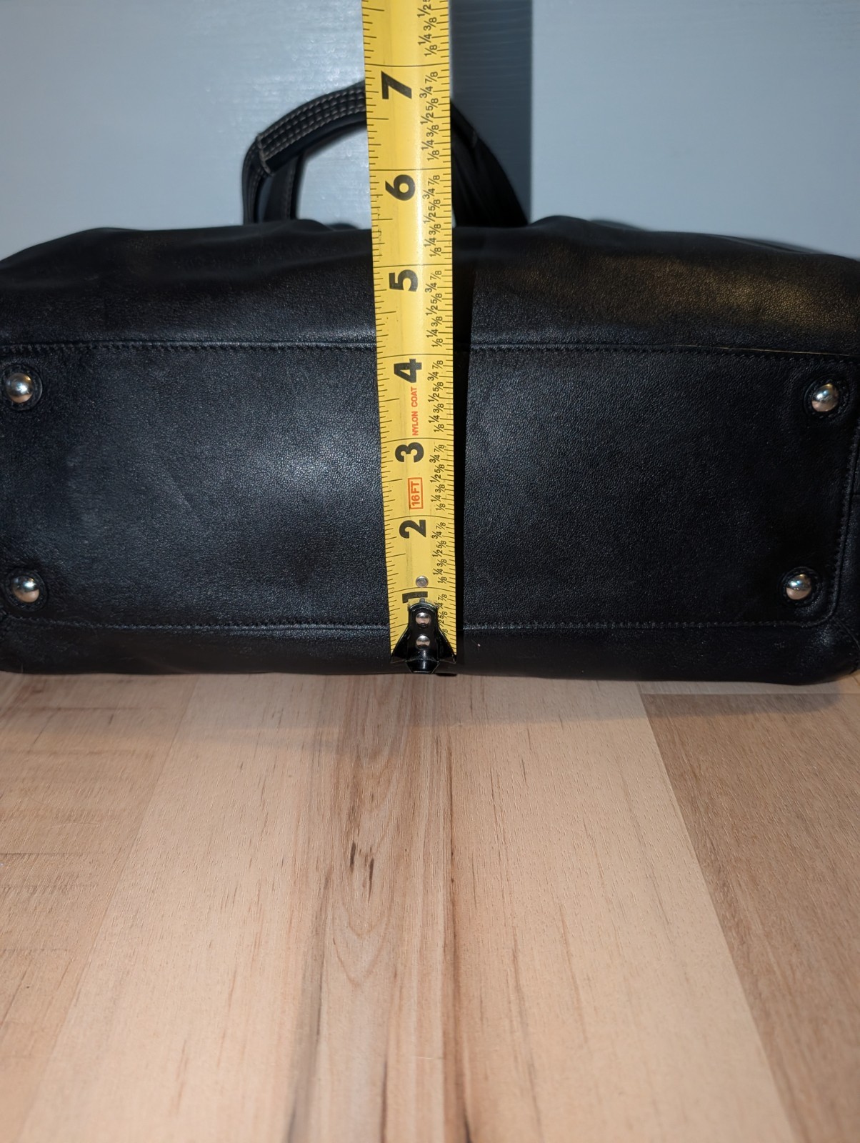 VTG Coach Hampton Soho Purse Pleated Leather Shoulder Tote Bag Black F13732 Y2K