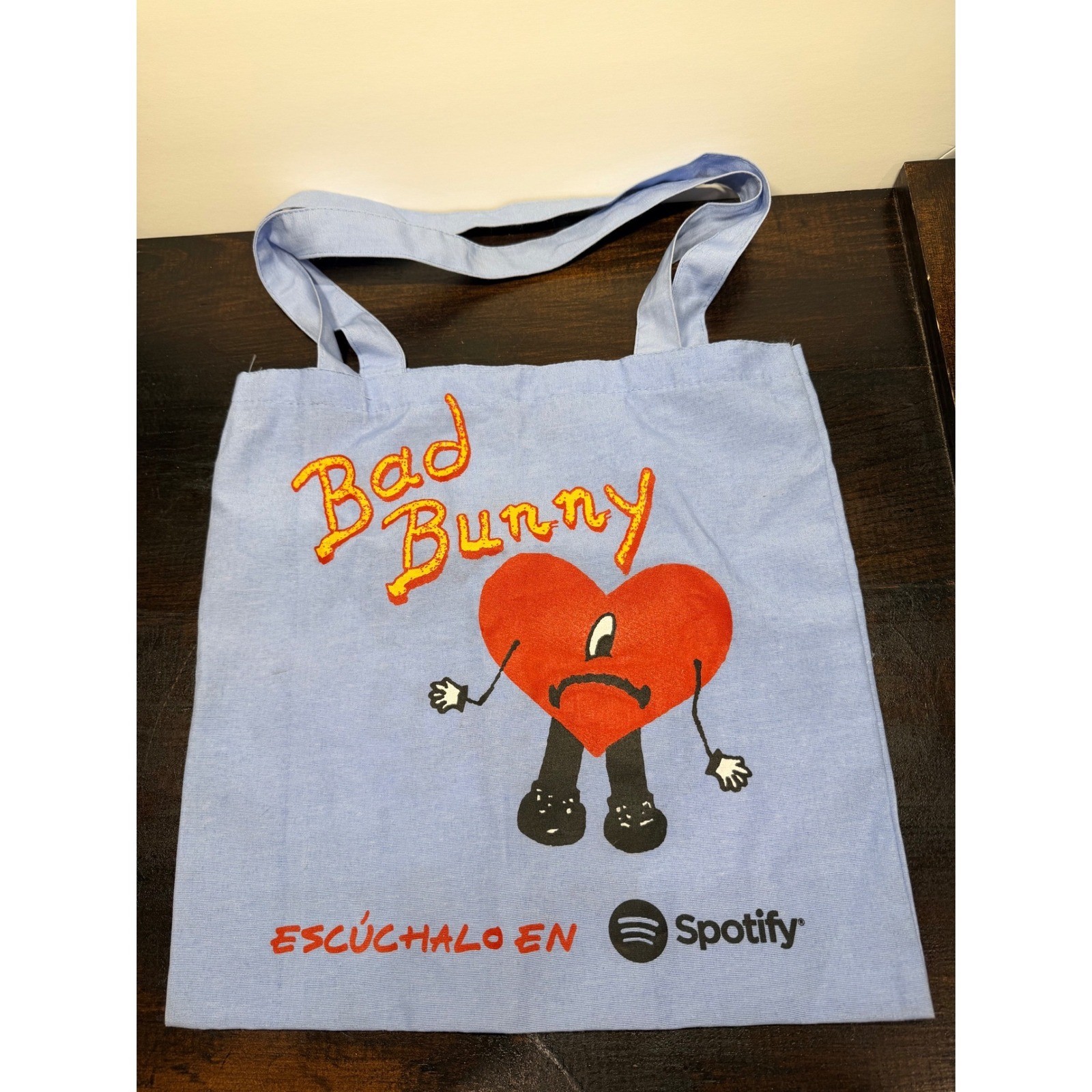 Bad Bunny Spotify Un Verano Sin Ti Graphic Tote Bag Light Blue