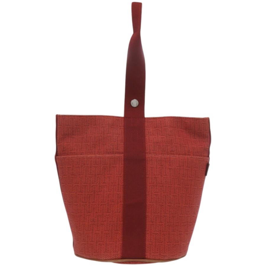 HERMES Bag: Sacso MM Orange W28H26.5D21cm w/o accessories;