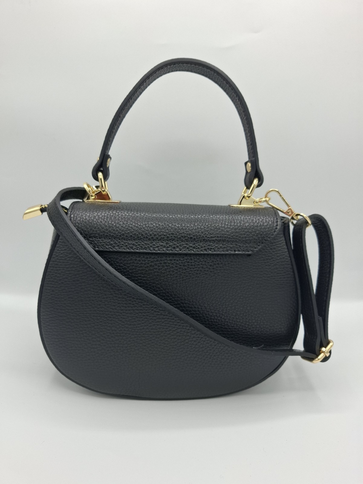 Women’s Handbag with Adjustable Shoulder Strap Genuine Leather Made in Italy