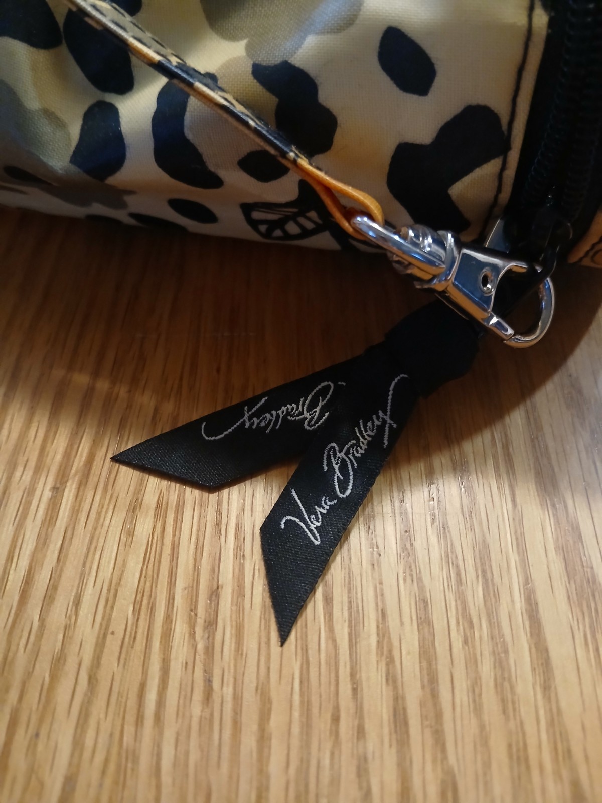 Vera Bradley Soft Shell Case With Zipper Closure.
