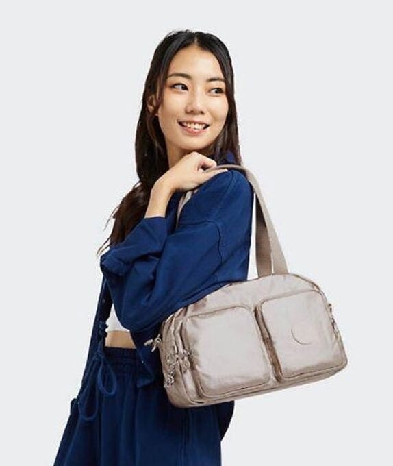 Kipling Defea metallic shoulder bag Minus Crossbody Strap