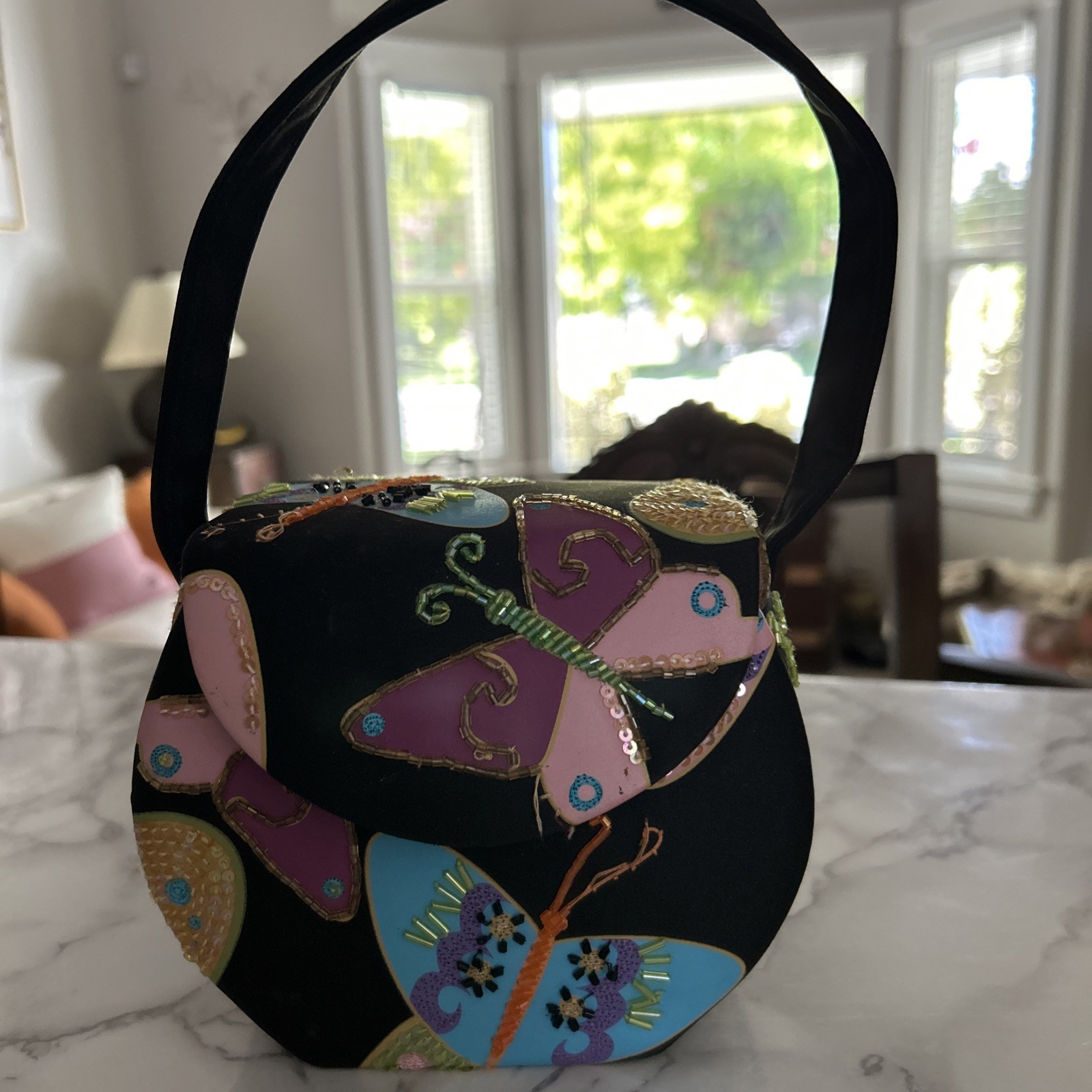 Vintage Marco Avane Butterfly Handbag Mini Purse