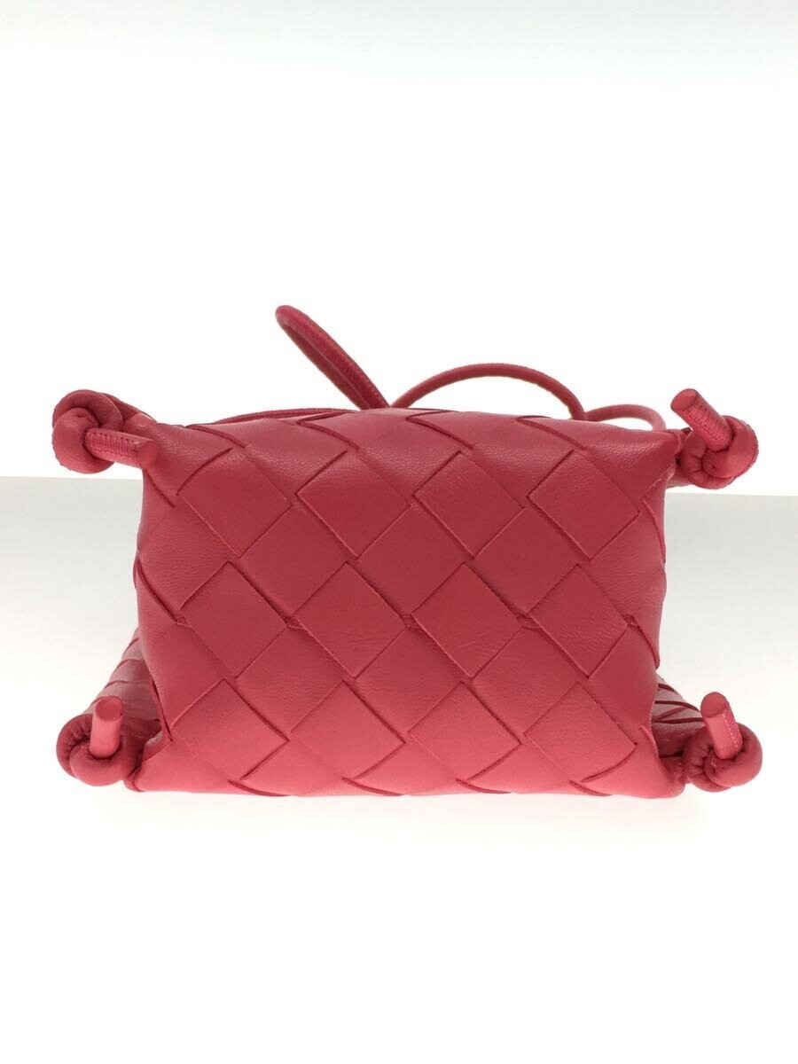 Bottega Veneta Pink Leather Intrecciato Crossbody Shoulder Bag 104cm Strap