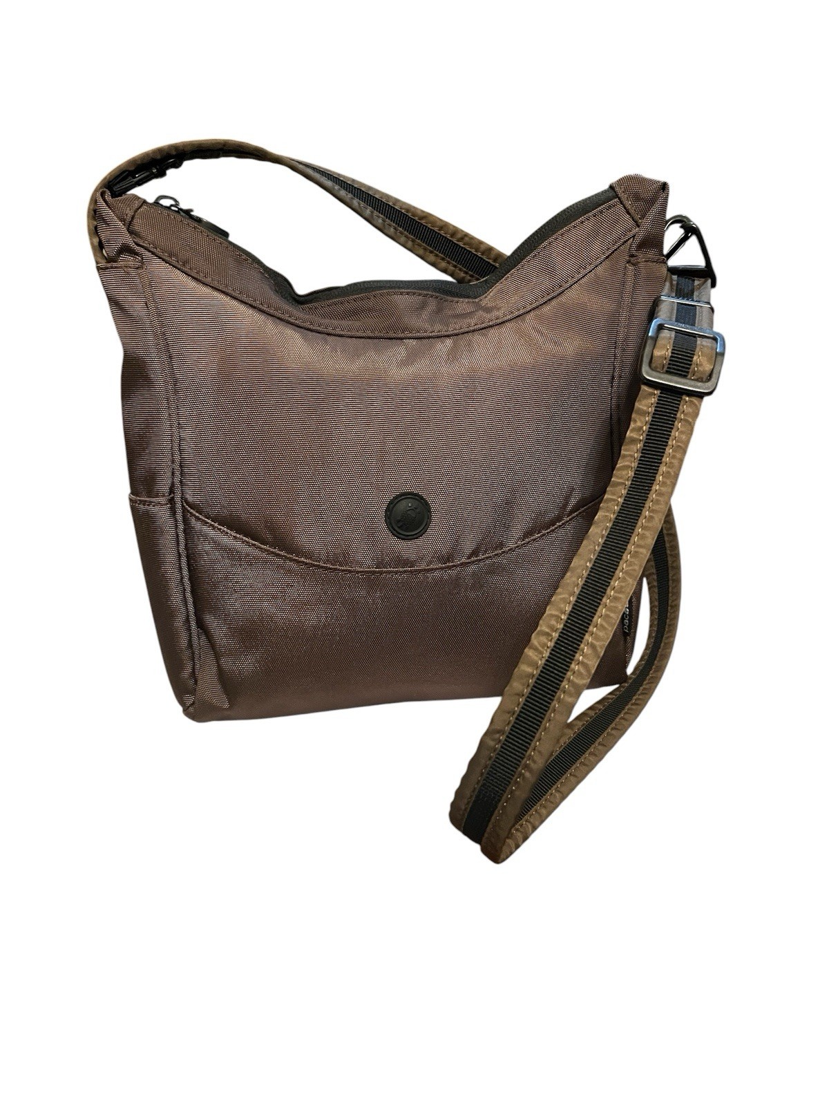 Pacsafe Crossbody Bag Citysafe 200 Anti-Theft Brown Exomesh Security Purse