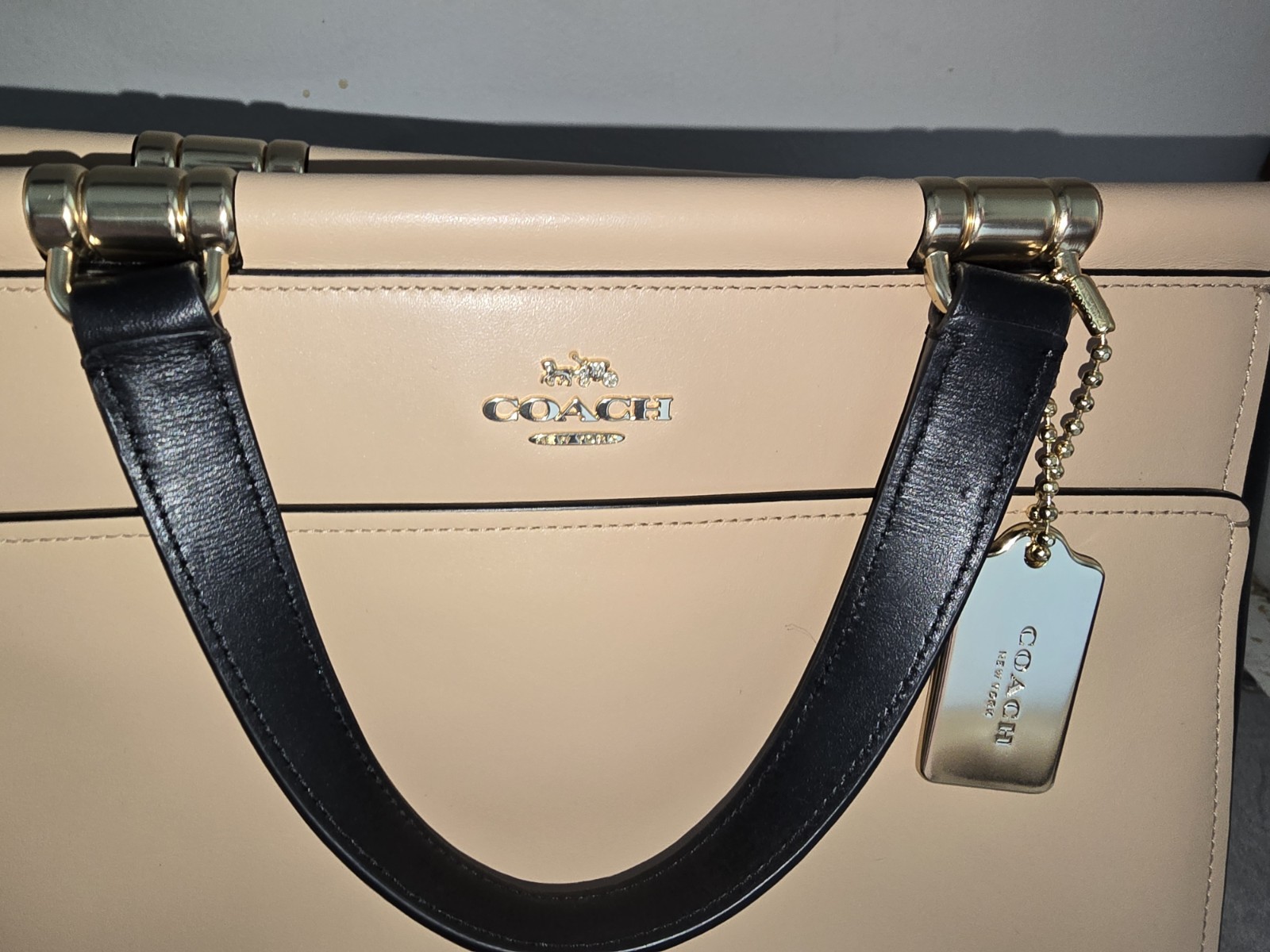 Coach Grace Colorblock Satchel With Dust Bag New Without Tags