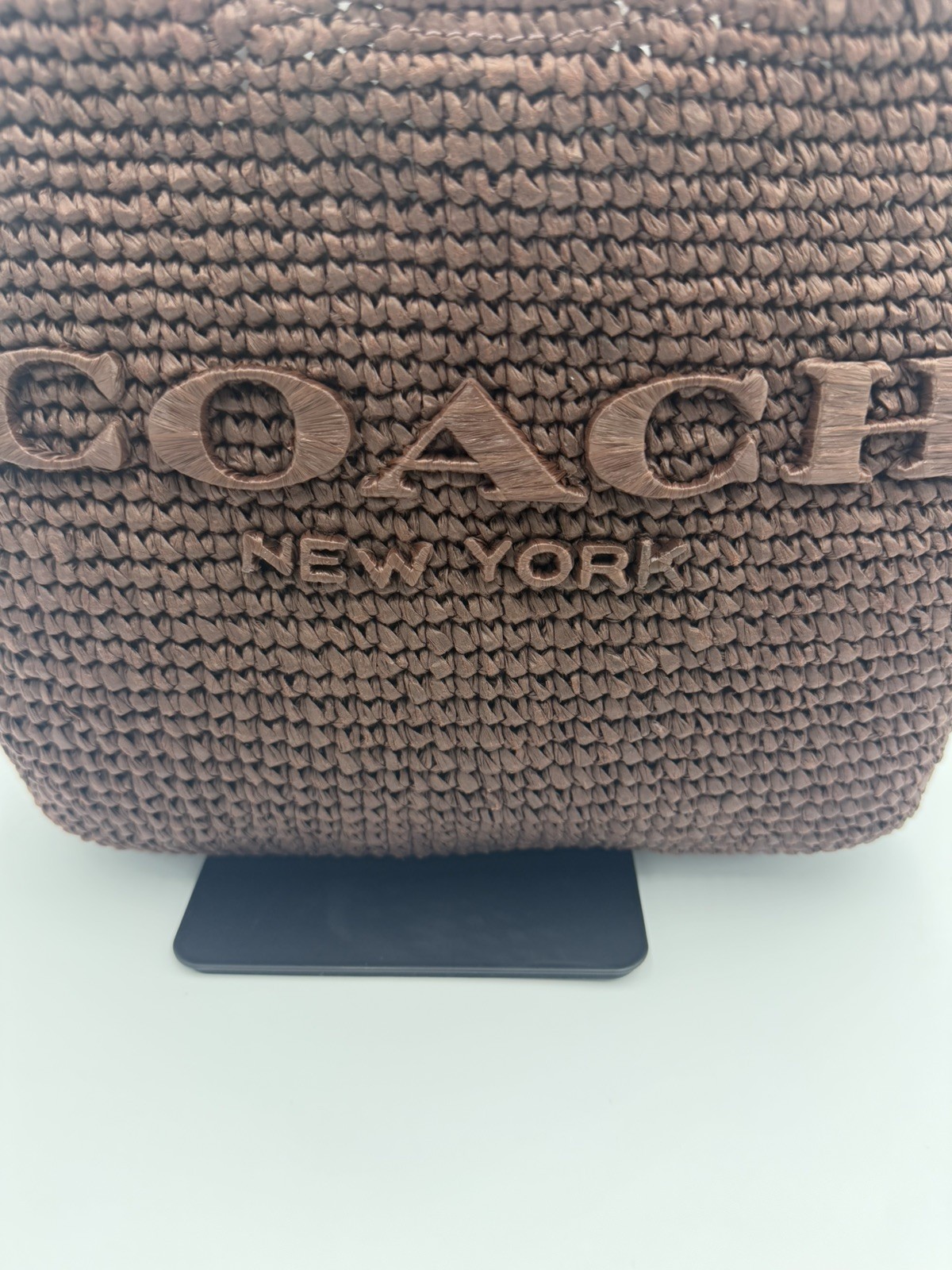 Coach Brooklyn Shoulder Bag 28 Straw (Brass/Maple) CDU75