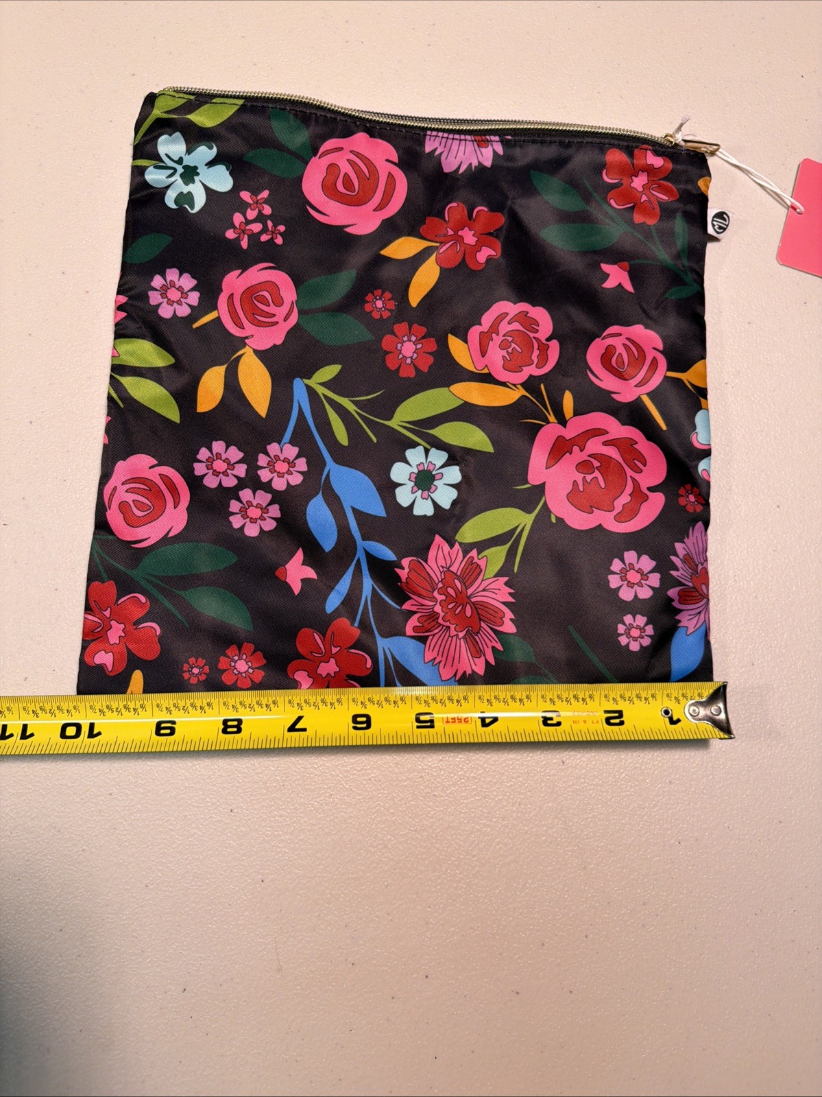 MarleyLilly Floral Zip Pouch