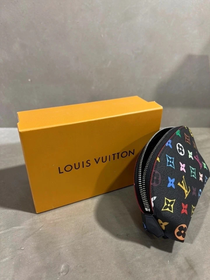 LOUIS VUITTON Pouch Monogram Multicolore Black/Multicolor With Box