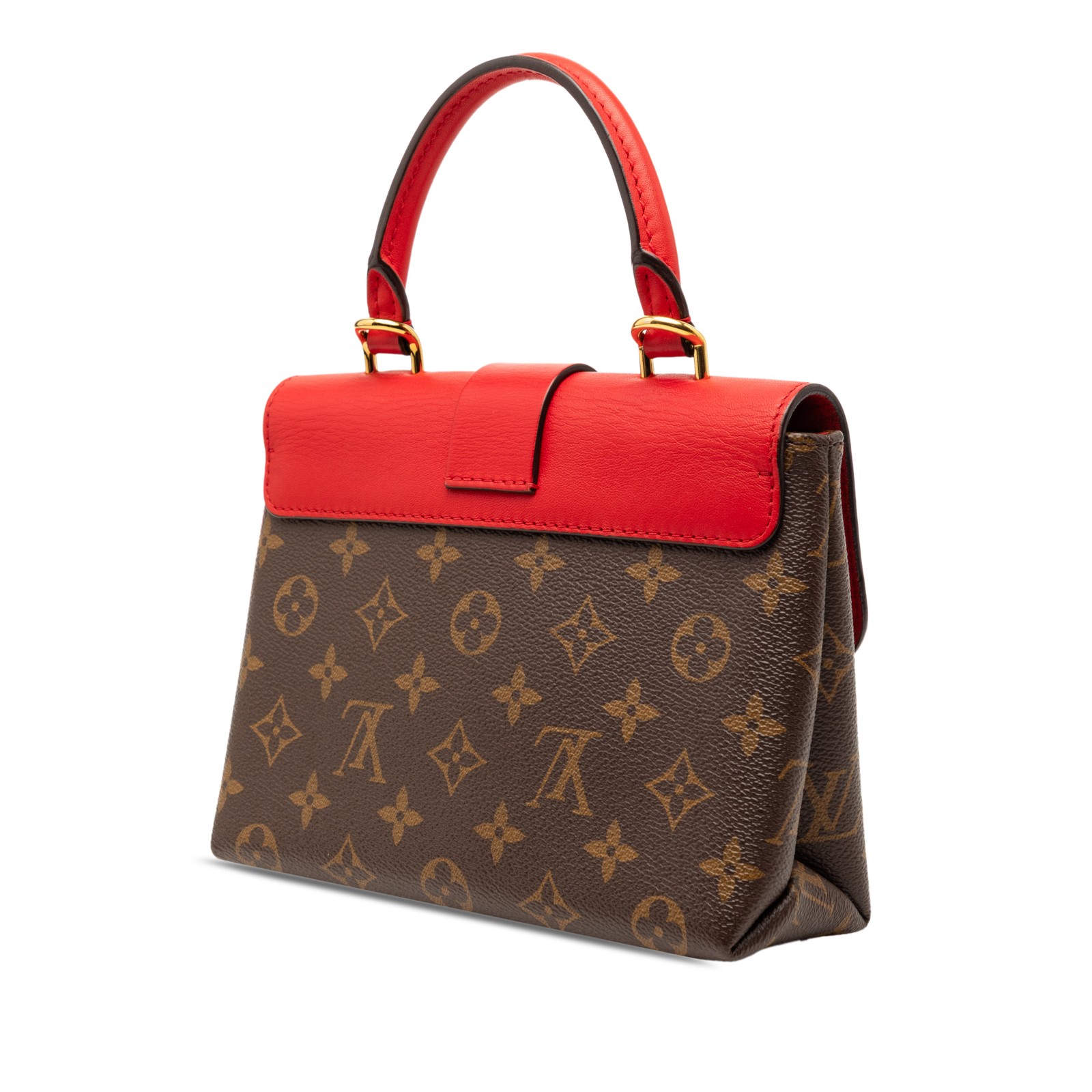 Louis Vuitton Monogram Locky BB Pre-Loved Satchel Brown