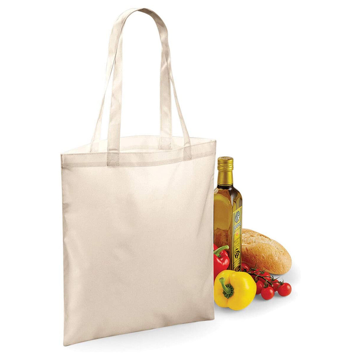 10Pcs 37x42cm Sublimation Blank Canvas Bag Shopping Tote Bag DIY Printed Gift