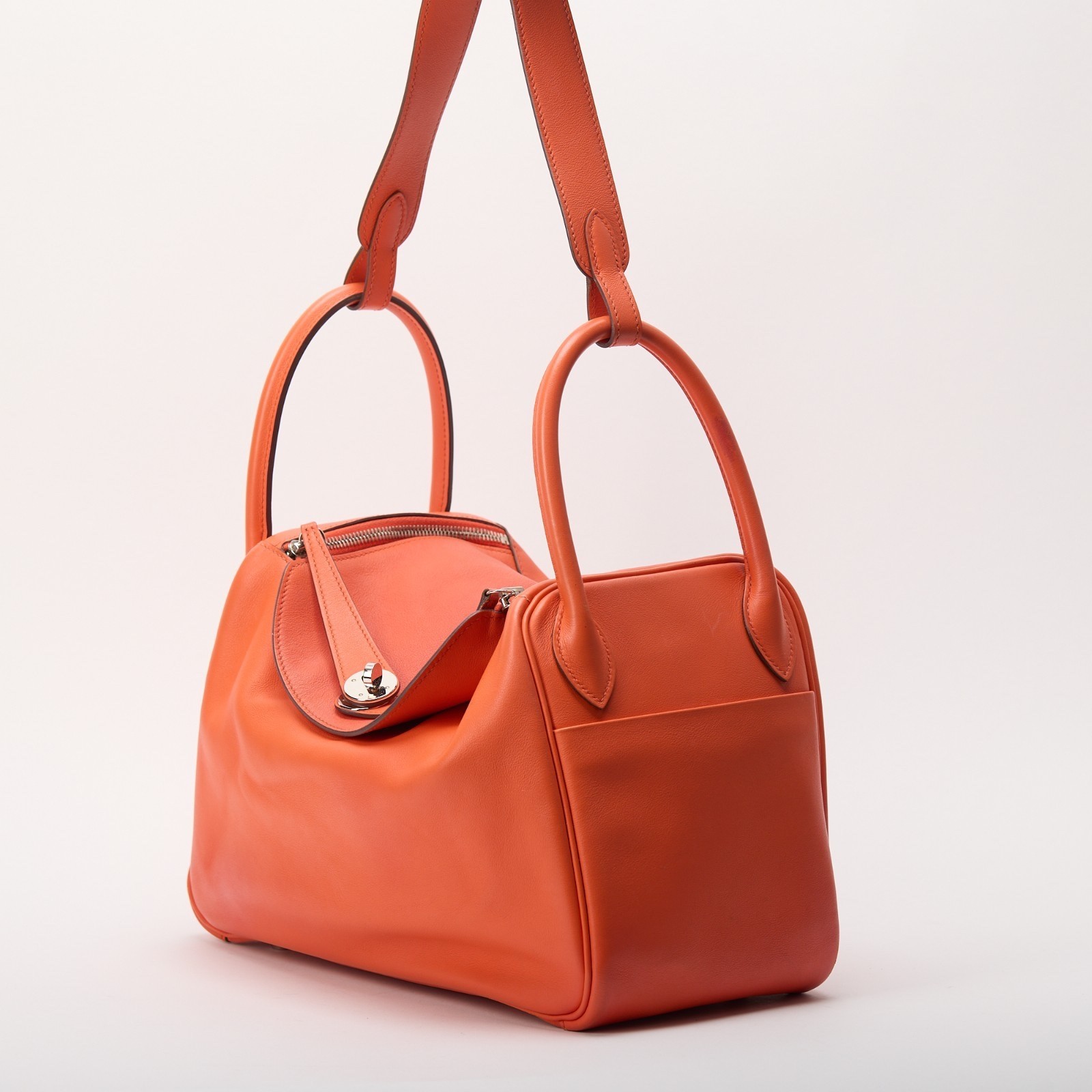 Hermes Lindy Orange 34 O Stamp 2011