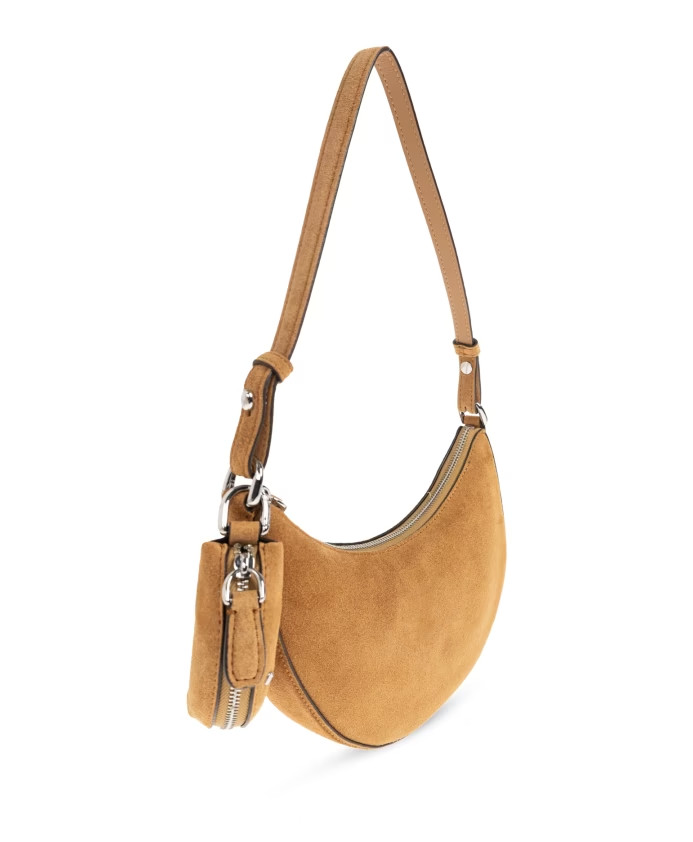 $198. Kate Spade Duo Suede Mini Shoulder Bag Beige