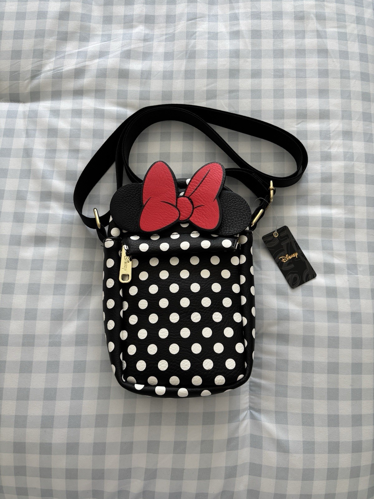 NWT Buckle Down Minnie Mouse Vegan Leather Crossbody Bag