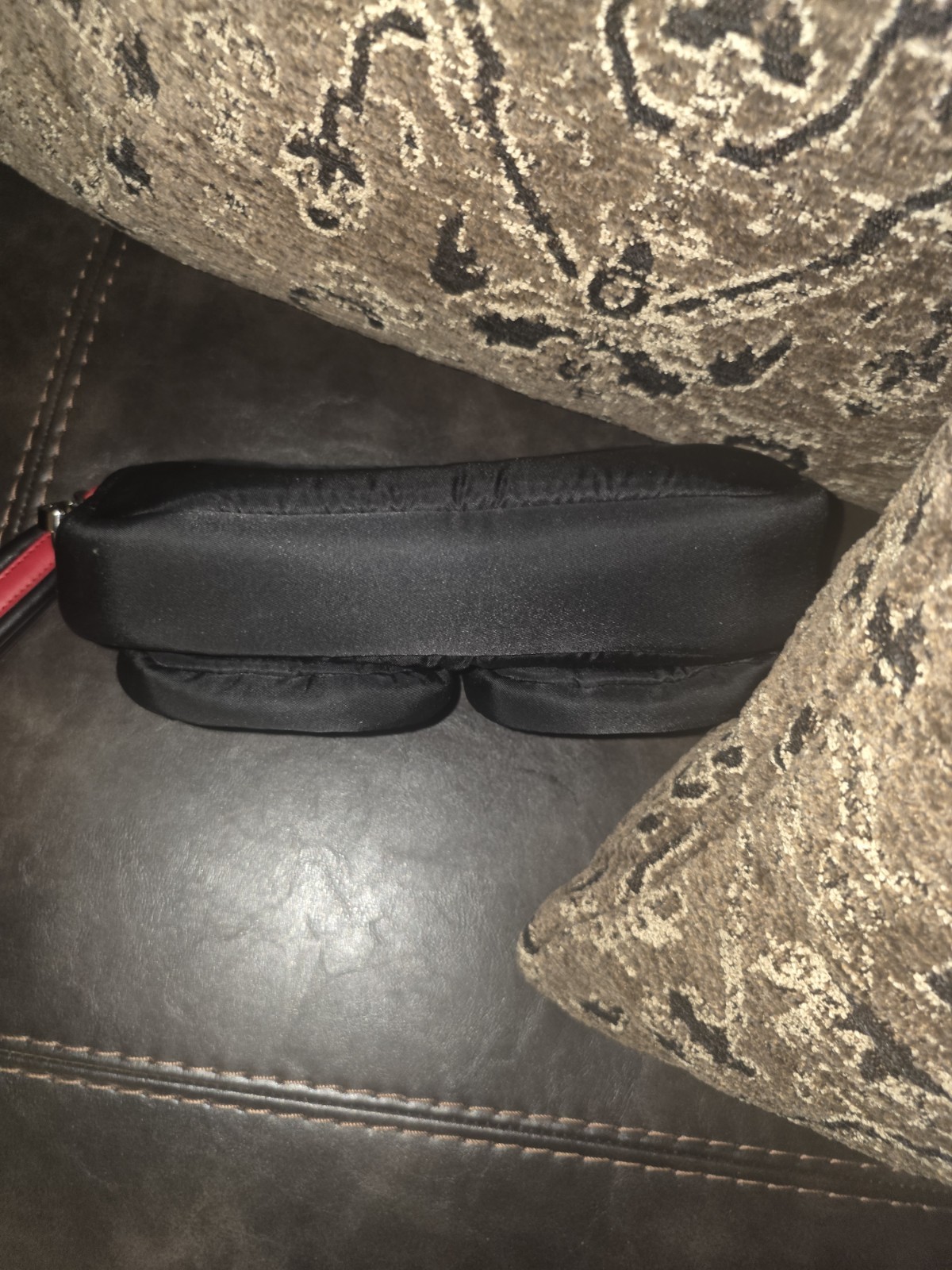 PradaTessuto Double Pocket Wristlet
