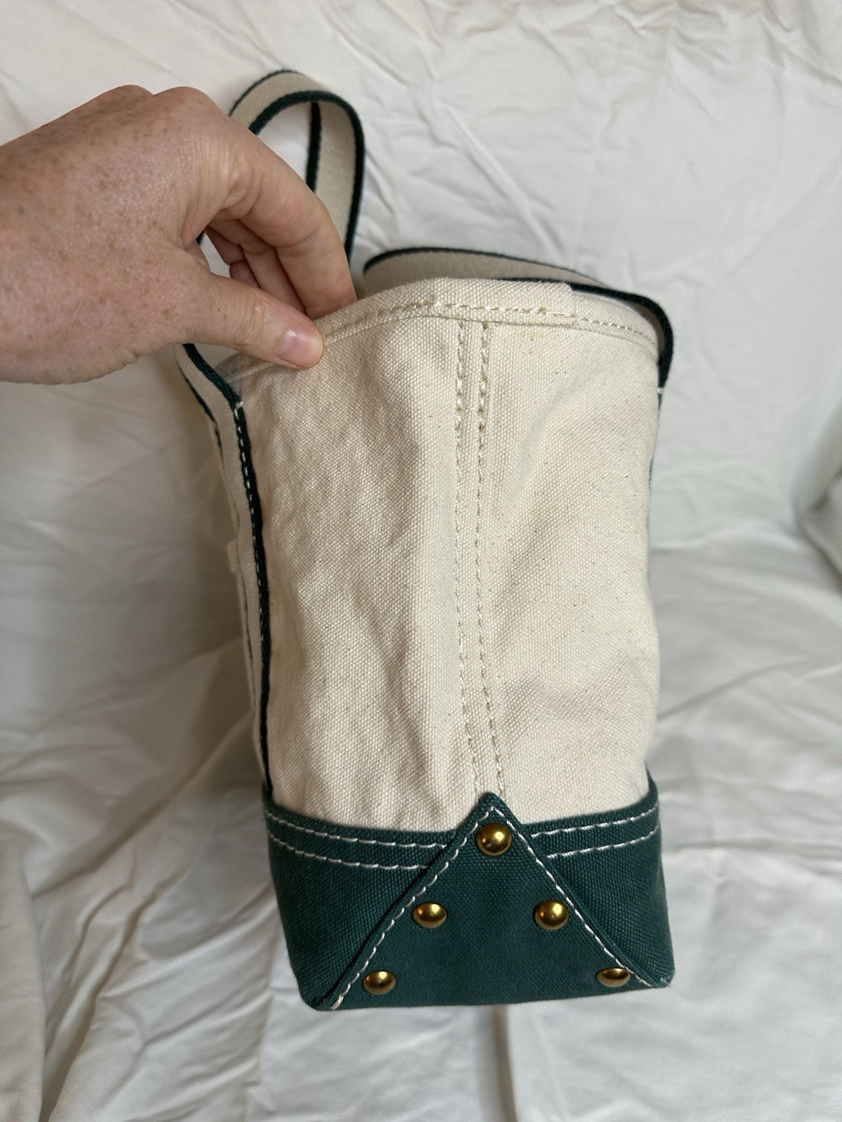 J Crew Small Montauk Tote AV809 Green
