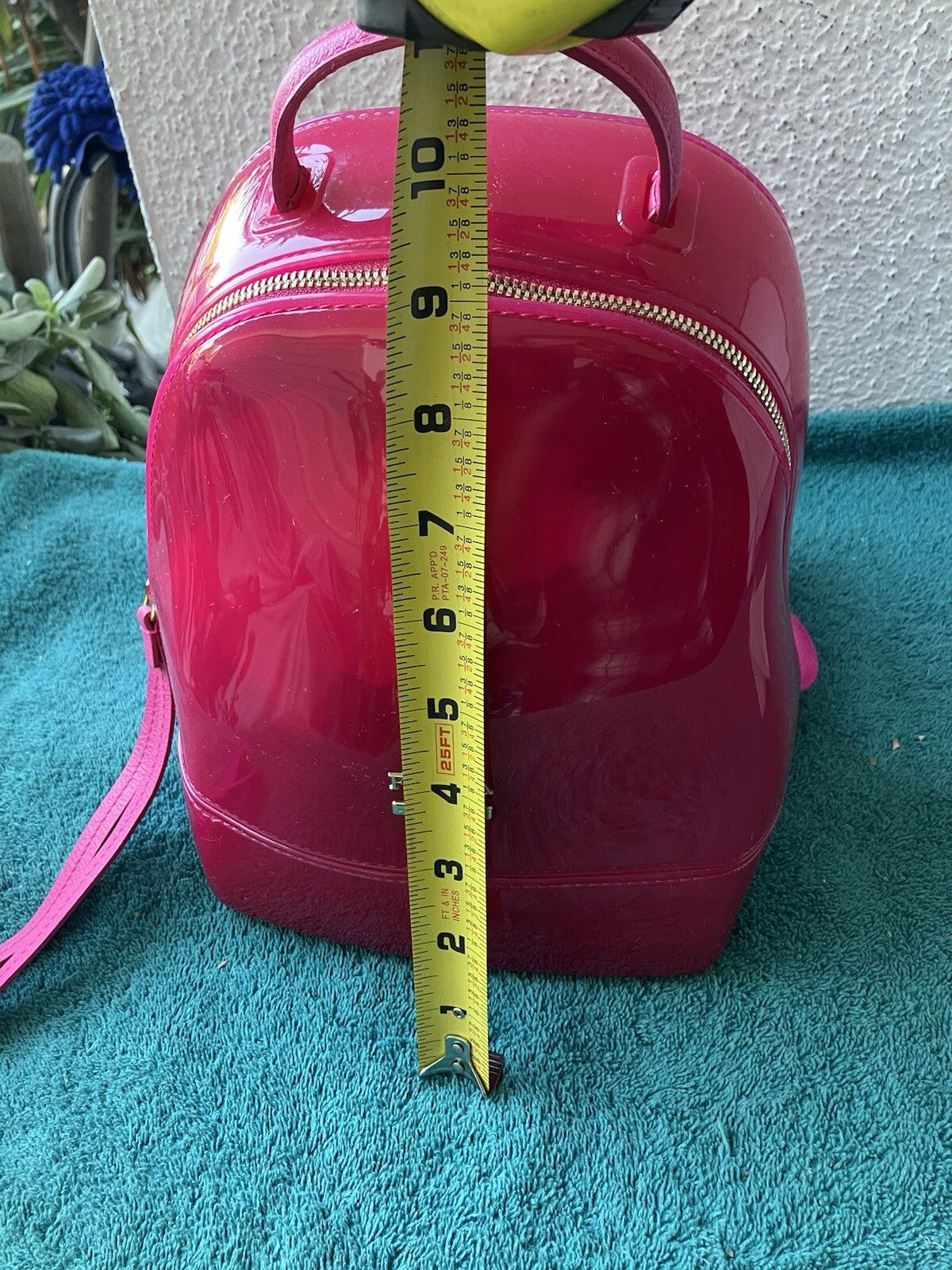 Furla Rubber Pink Mini Backpack