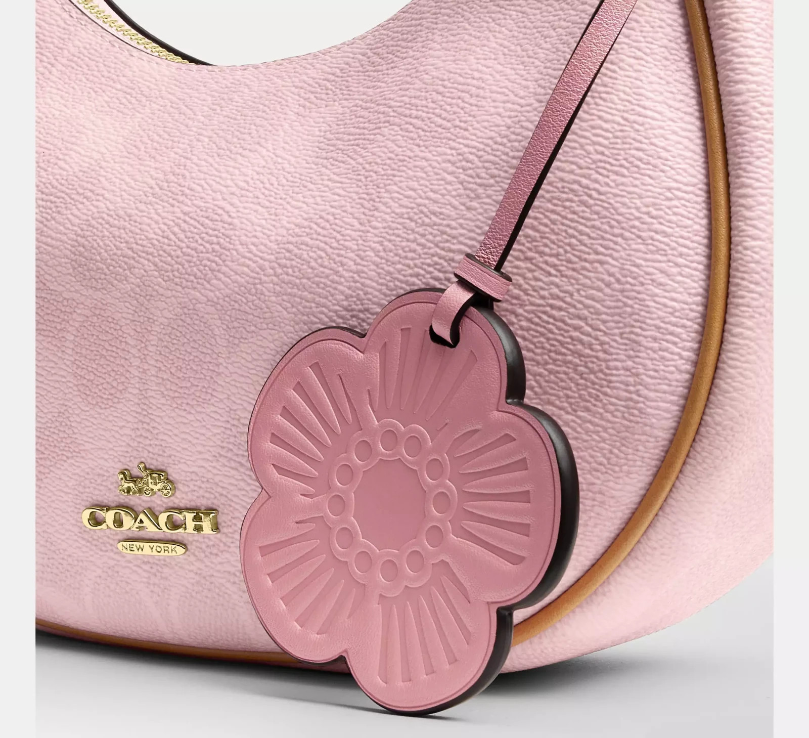 NWT Coach Emily Shoulder Bag In Signature Canvas With Charms CDW86