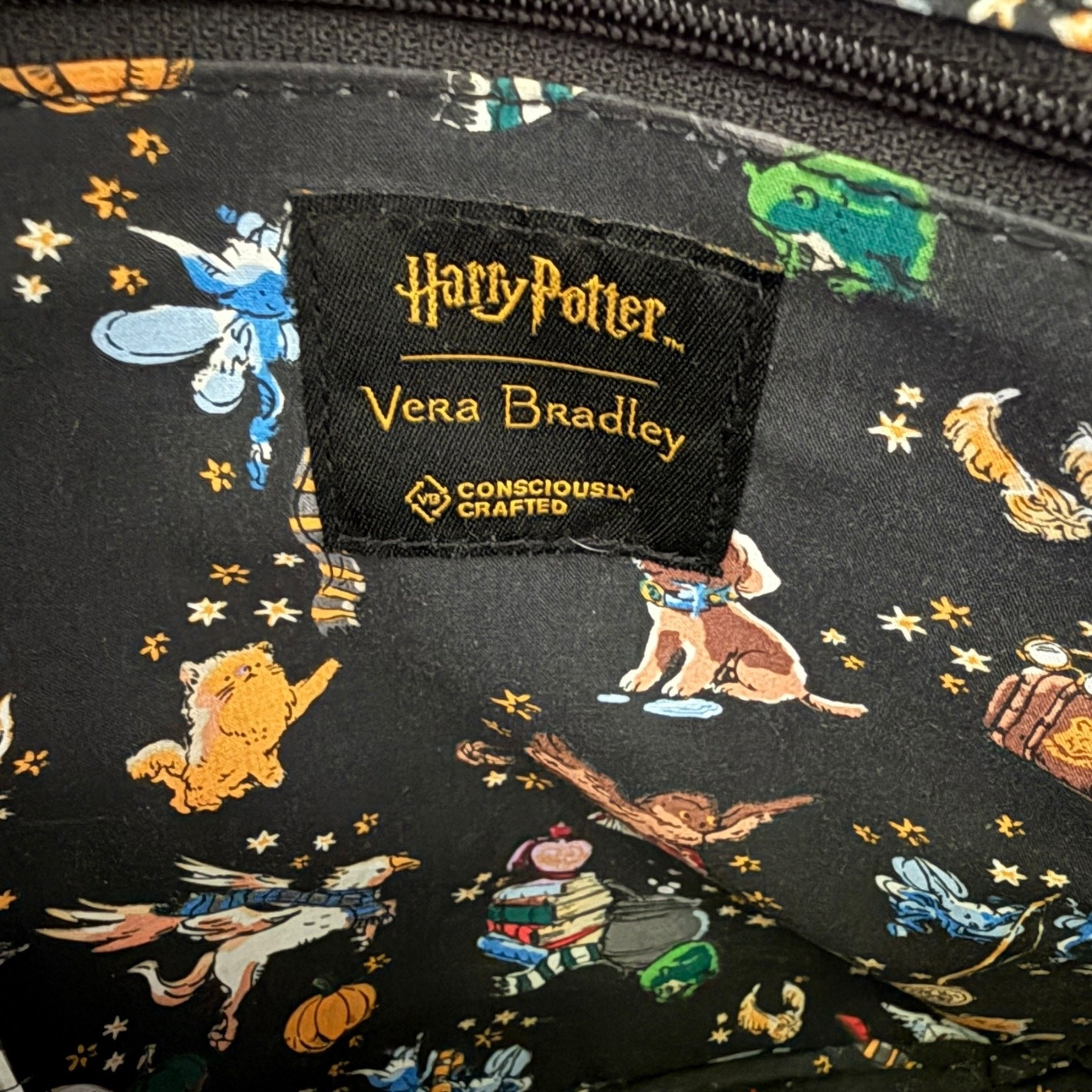 Vera Bradley Harry Potter Hogwarts House Crests Bag Backpack