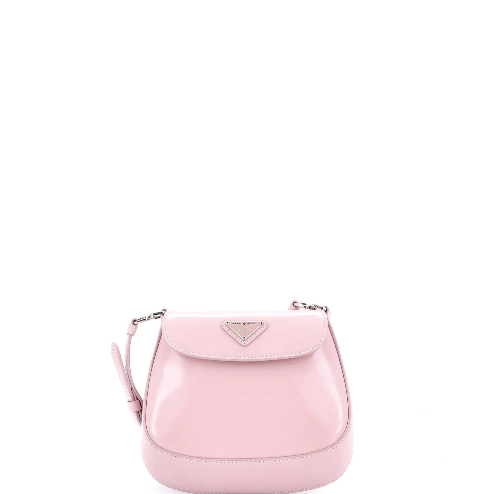 Prada Cleo Flap Shoulder Bag Spazzolato Leather Mini