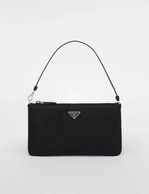 (NEW WITH A TAG) PRADA Re Nylon Mini Bag Black 9.6 x 0.6 x 5.5 in