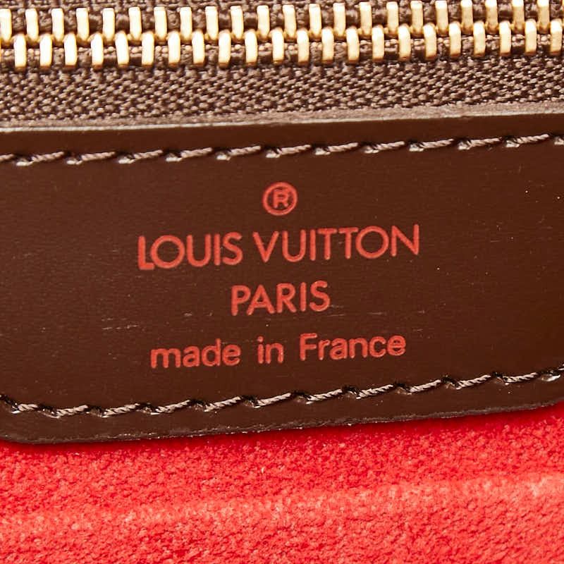 Louis Vuitton Damier Hampstead GM Shoulder Bag N51203 Brown Leather