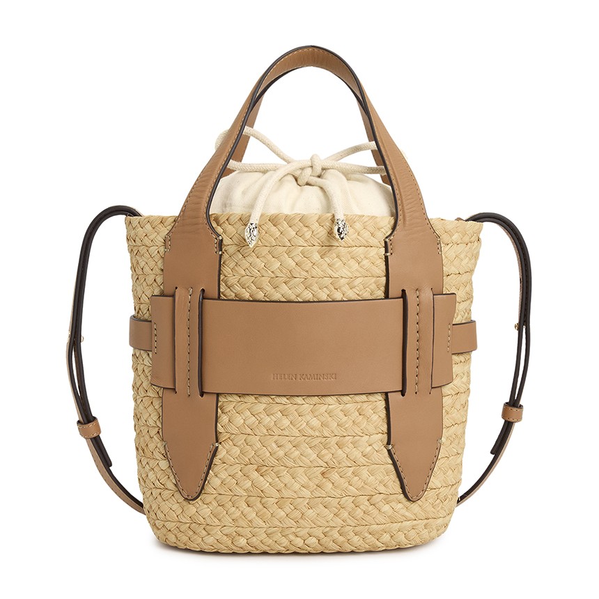 HELEN KAMINSKI Lipari S Woman Tote Bag BAG52276 NATURAL CARAMEL NEW ITEM