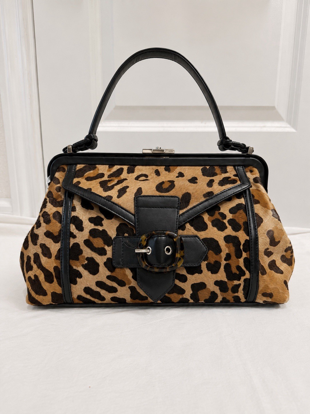 VIA SPIGA Vintage Y2k Cheetah print Purse