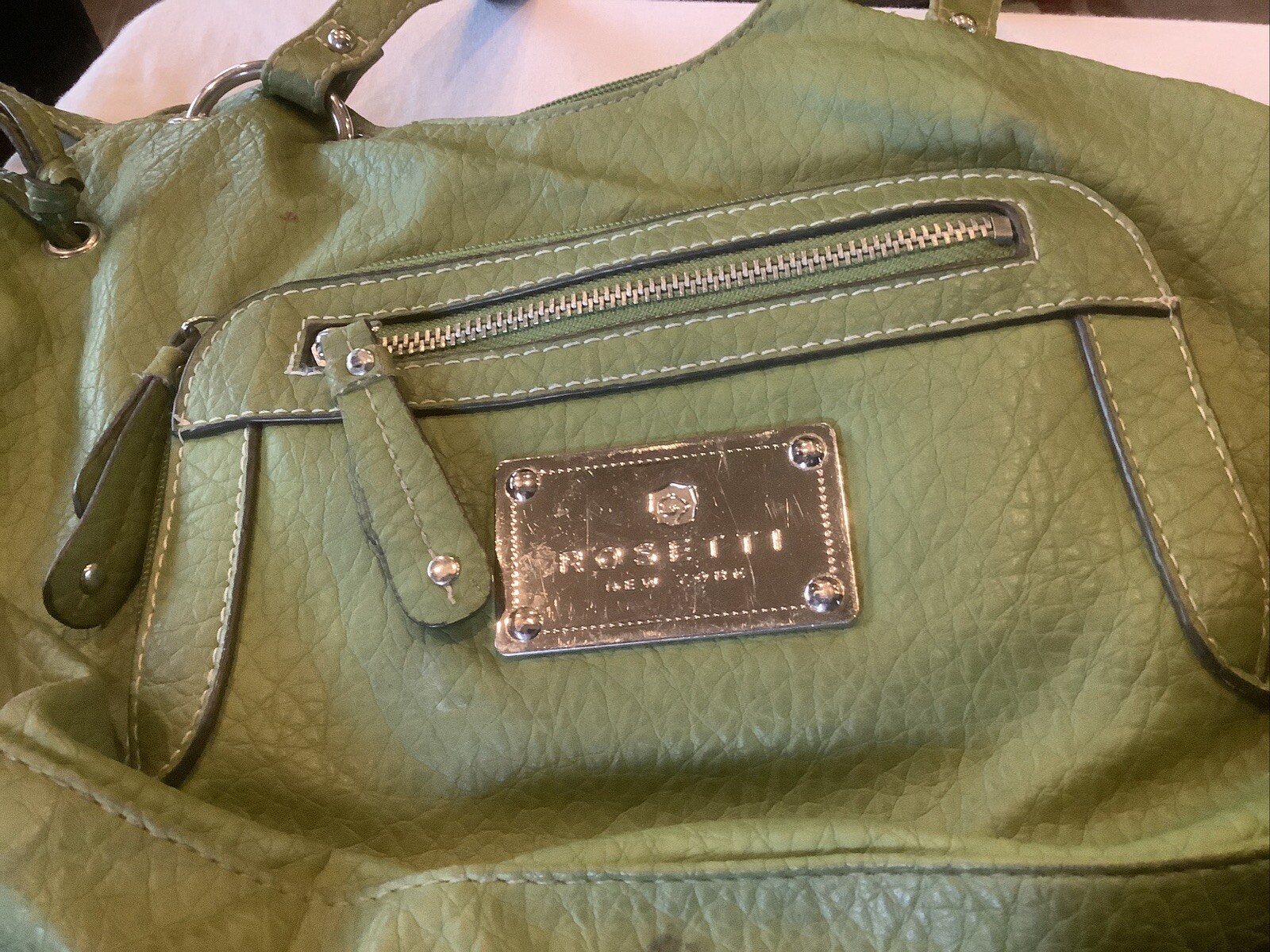 Lot Of 4 Purses~ Liz Claiborne -Mundi- Rossetti- Preston & York Leather Purses
