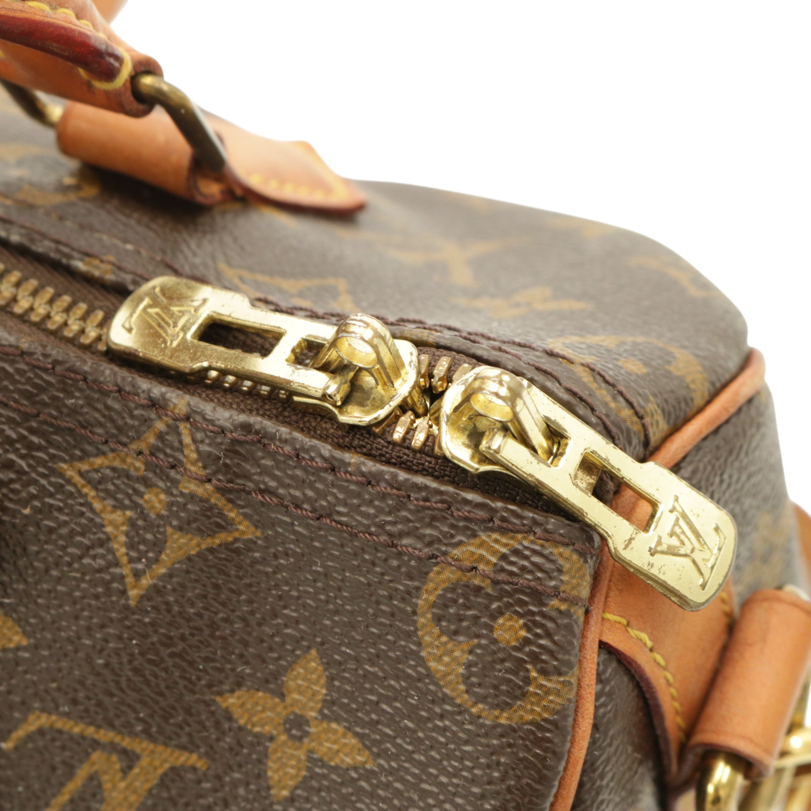 Auth Louis Vuitton M41528 Speedy Bandoulière 25 Brown Monogram Serial CT1169