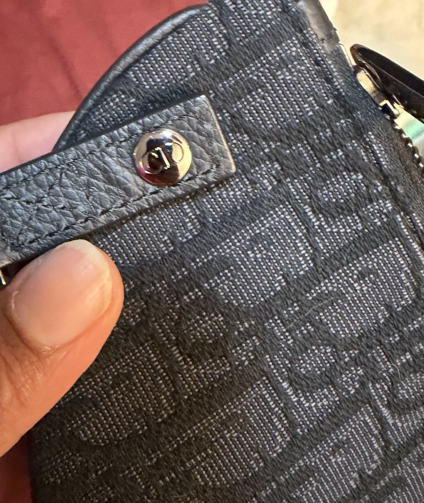 Dior monogram saddle bag doesn’t have the bag handle