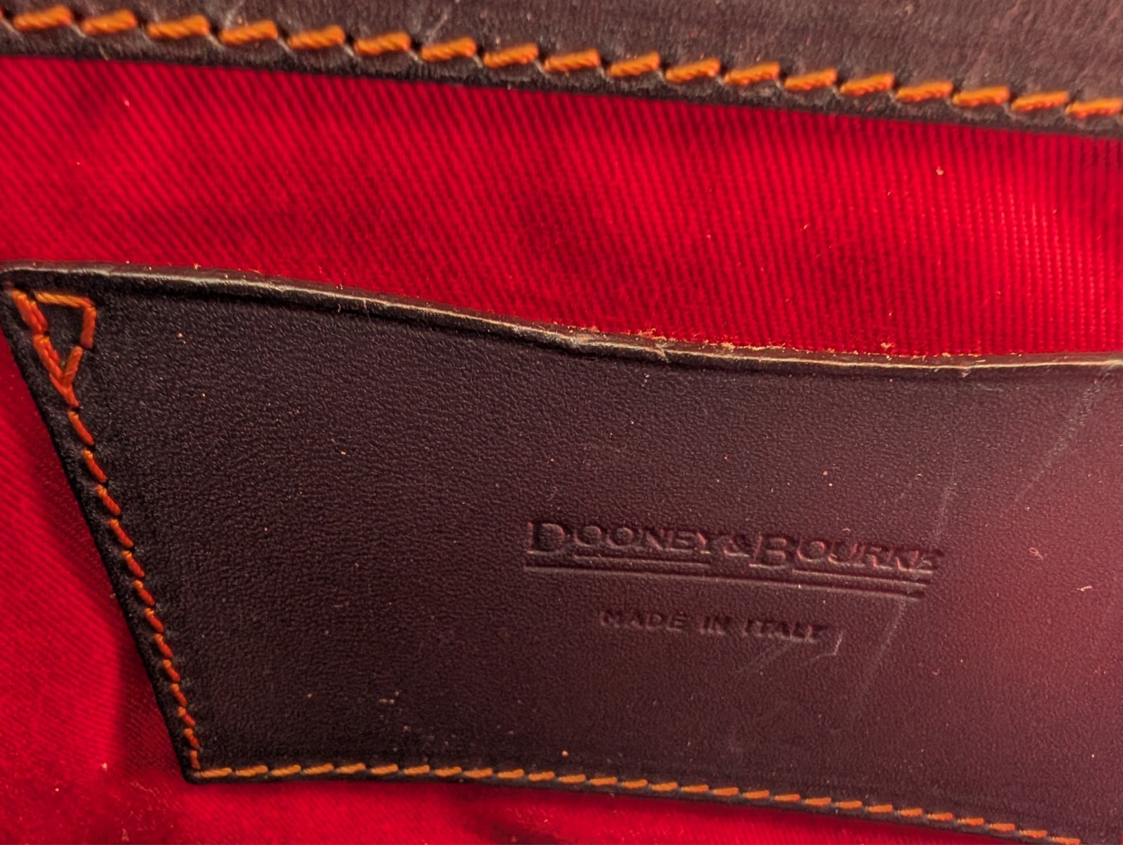 Dooney & Bourke dark navy blue leather purse