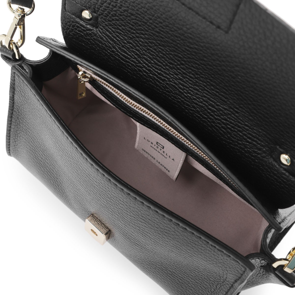 LORISTELLA Shoulder Bag 3WAY Handbag Black Women’s Beth 2530 Nero BETH MINI