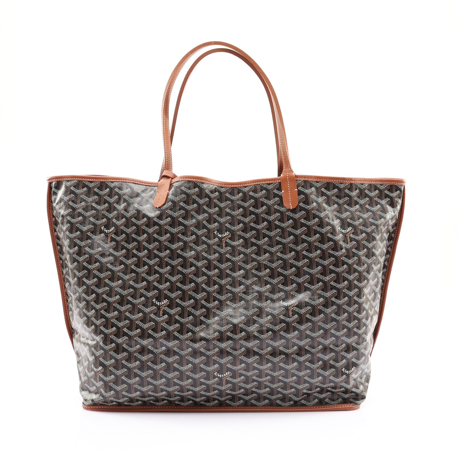 GOYARD Anjou GM Tote Bag PVC Canvas Brown