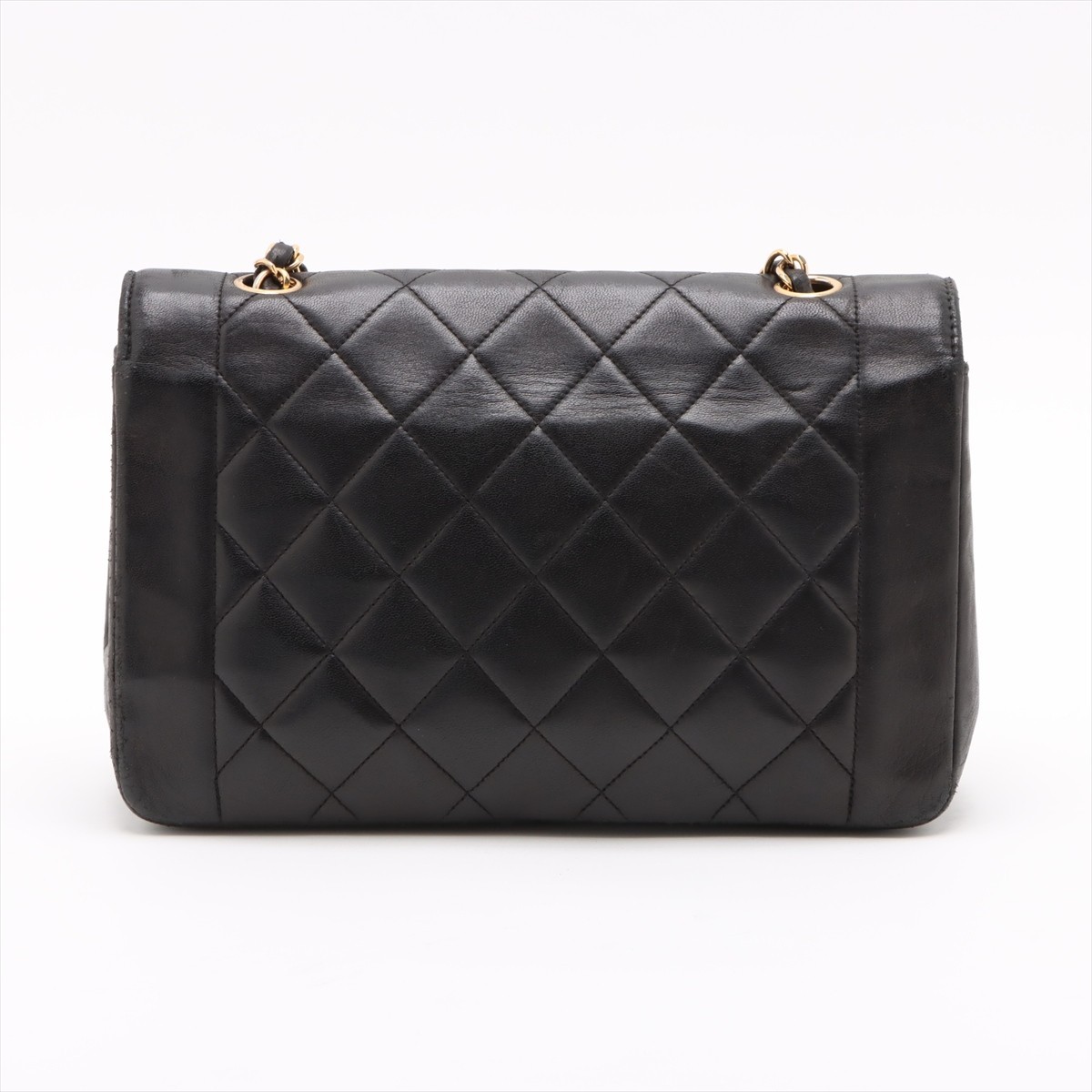 Extremely Rare ◇ CHANEL Diana Flap Matelassé Lambskin Single Flap Single Chain