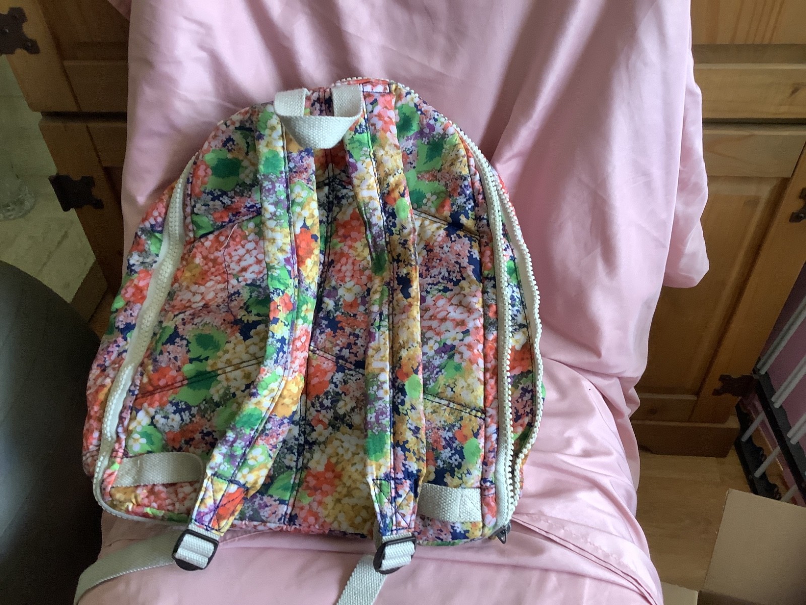 Kipling Large expandable Mulicolor school travel Backpack