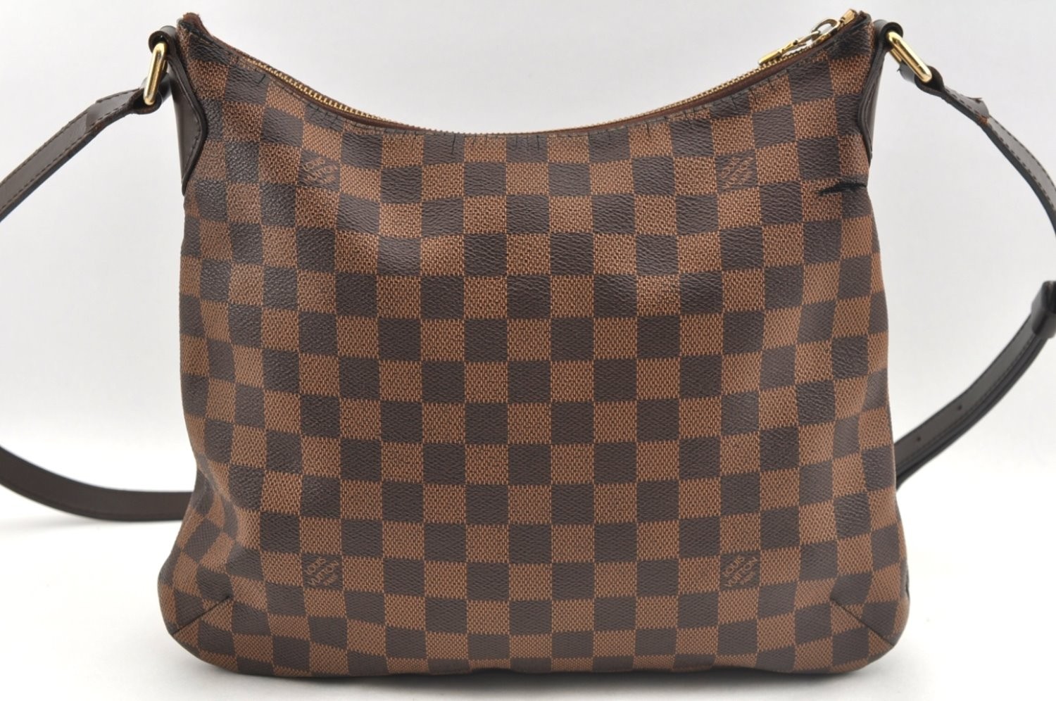 Authentic Louis Vuitton Damier Bloomsbury PM Shoulder Cross Bag N42251 LV AC276