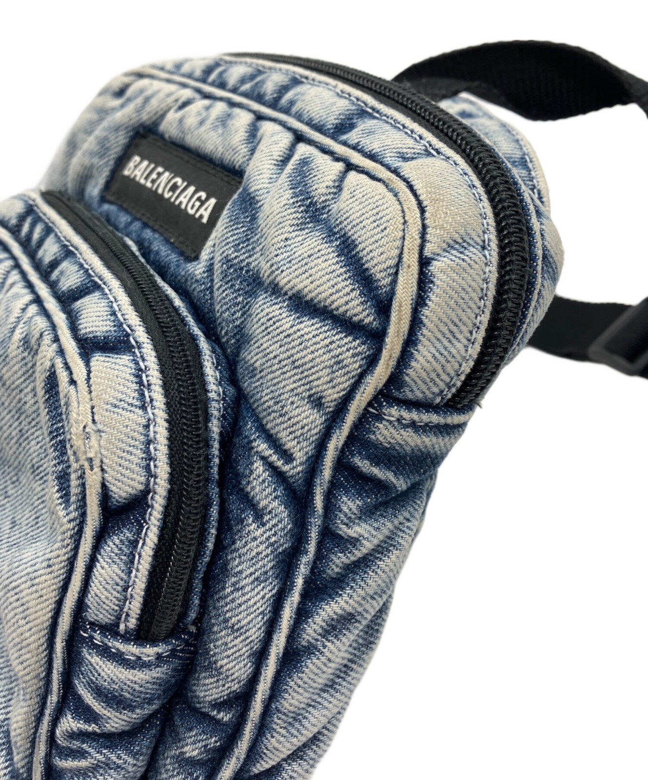 Balenciaga Denim Crossbody Bag 620260 Indigo Body Bag #TFB3699