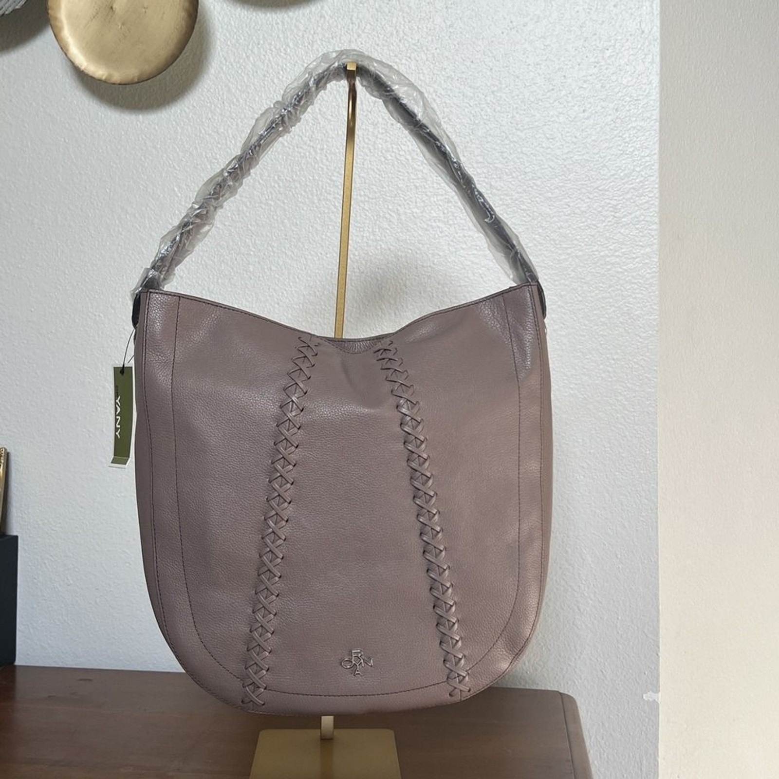 orYANY Large Chelsea‎ Leather Hobo Bag – Mocha NWT