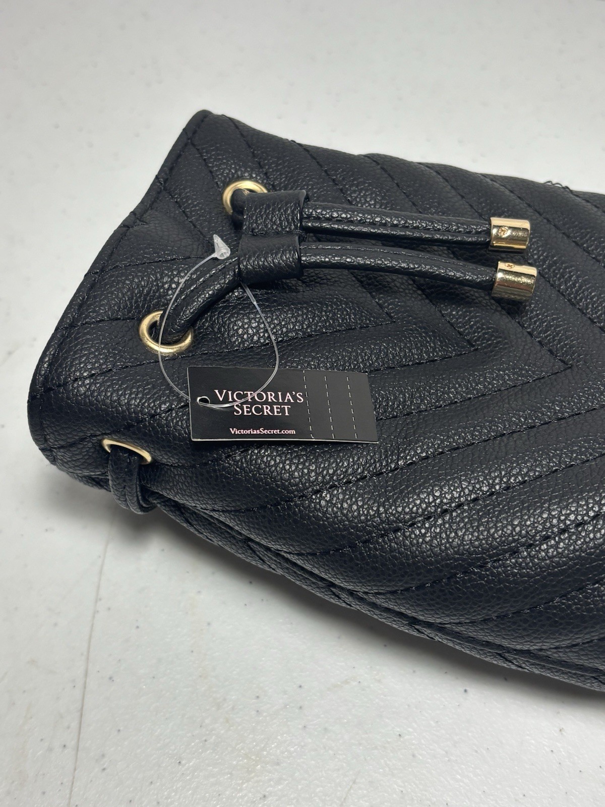 Victoria Secret V-Quilt Perfume Pouch V Monogram NWT