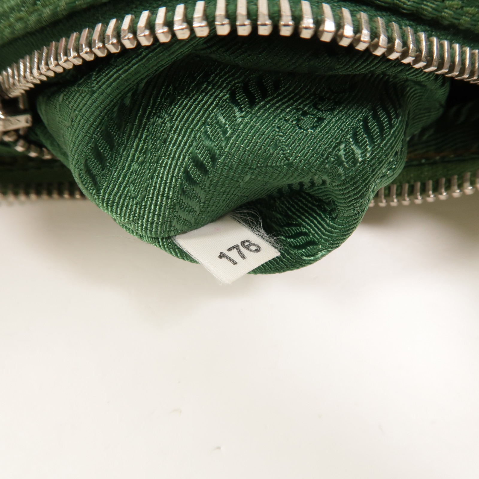 PRADA SHW Mini Re-Edition 2005 Hand Bag Nylon Green