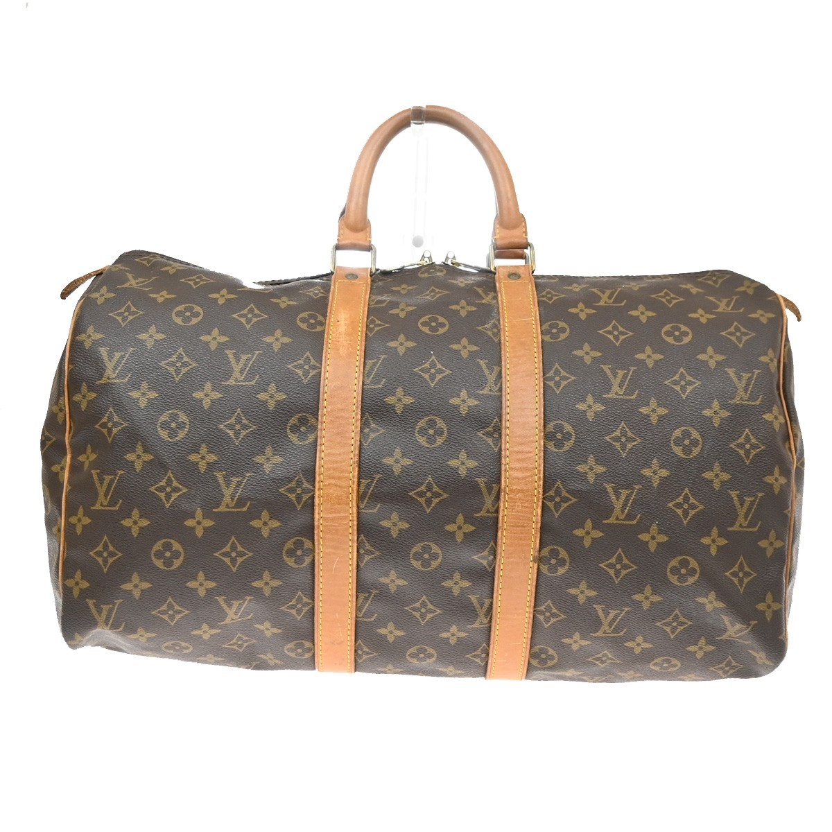 LOUIS VUITTON Keepall 45 Travel Hand Bag Monogram Leather Brown M41428 84YJ295
