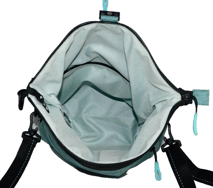 SHERPANI Viso Foldover Crossbody Shoulder Bag Green Black