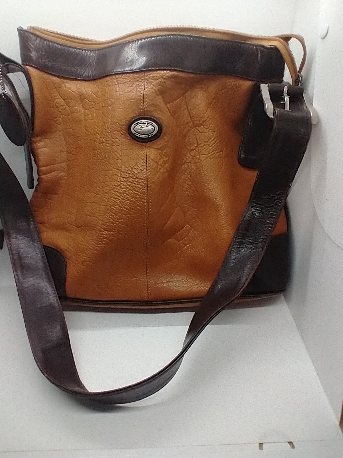 Paolo Piccolo Genuine Leather Brown Women’s Bag , Shoulder Purse Made In India