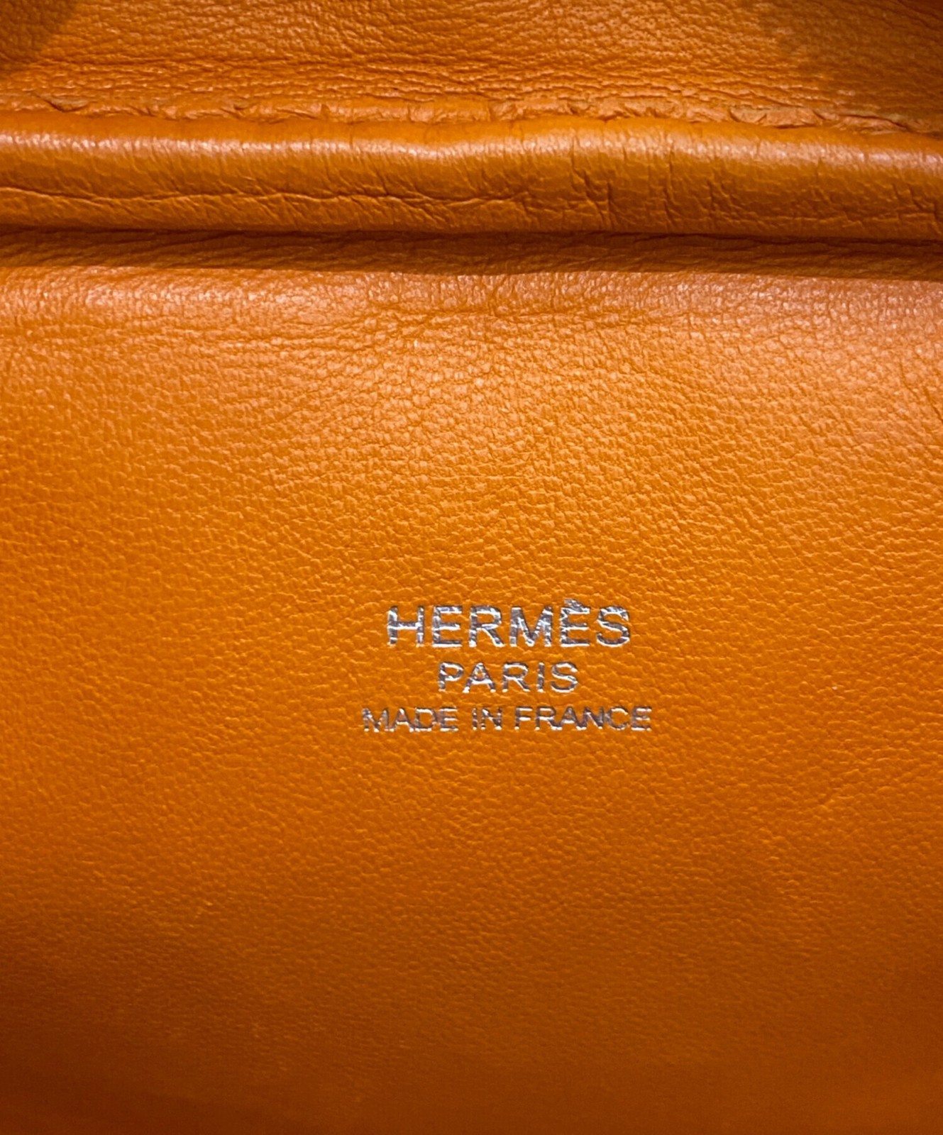 Hermes Mini Plume 20 Orange Shoulder Bag #TFB9594