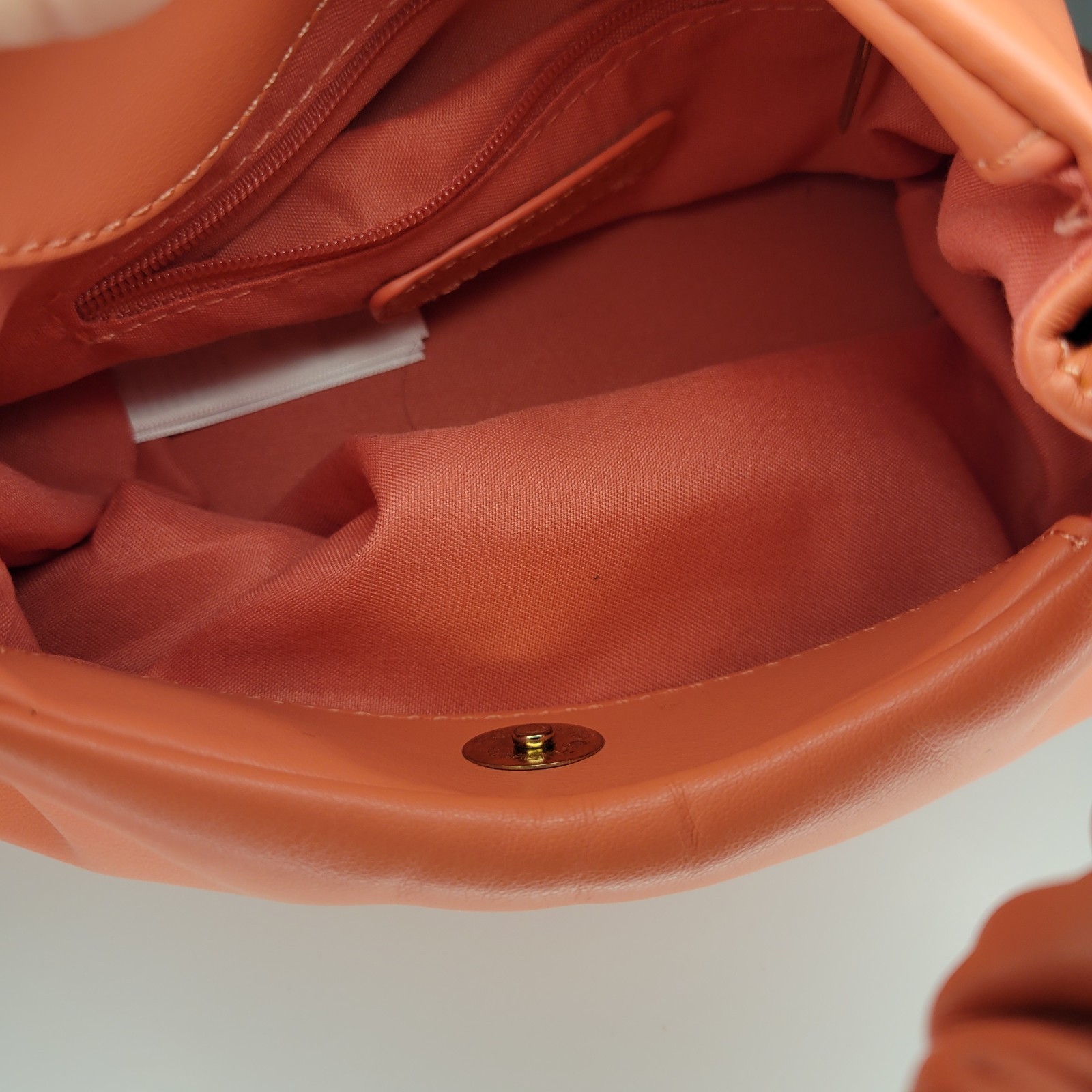 The Drop Women’s Addison Soft Volume Top-Handle Bag Small Salmon/Pink