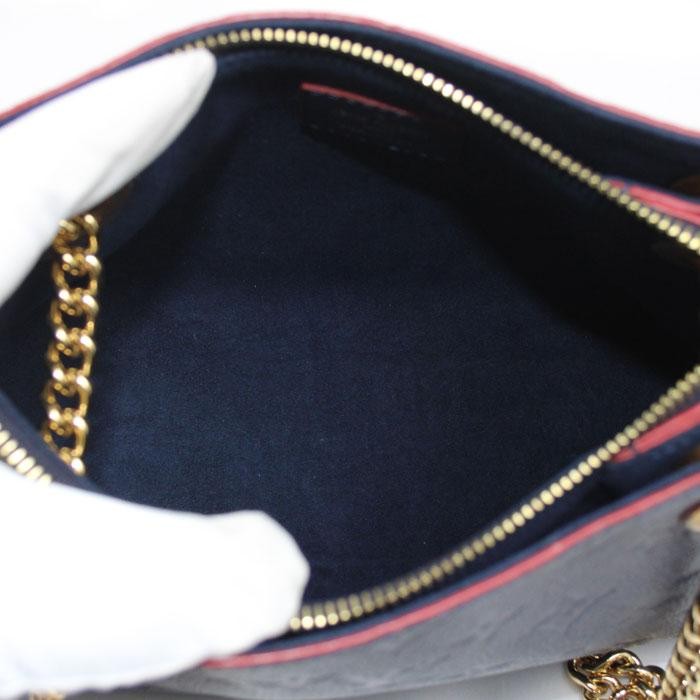 LOUIS VUITTON Bag: Sienne BB M43750 Marine Rouge W24H16D11cm w/dust bag;