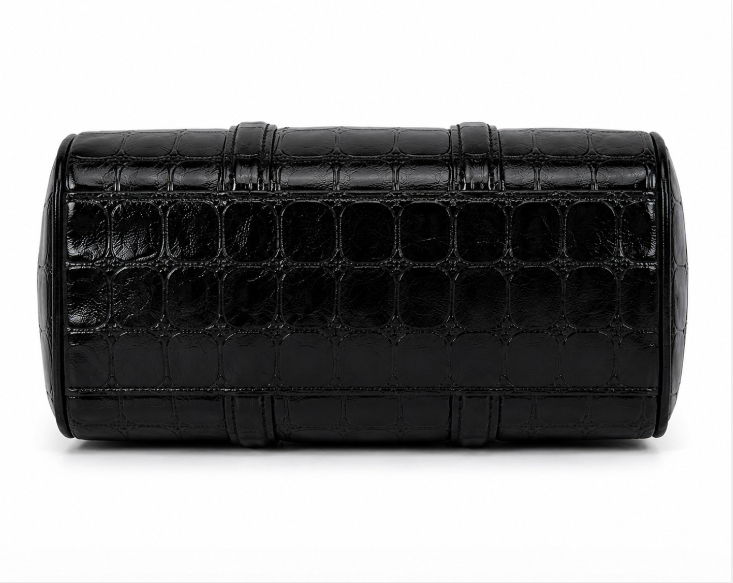 Kurt Geiger London Small Kensington Boston Croc-Print Convertible Bag NWT